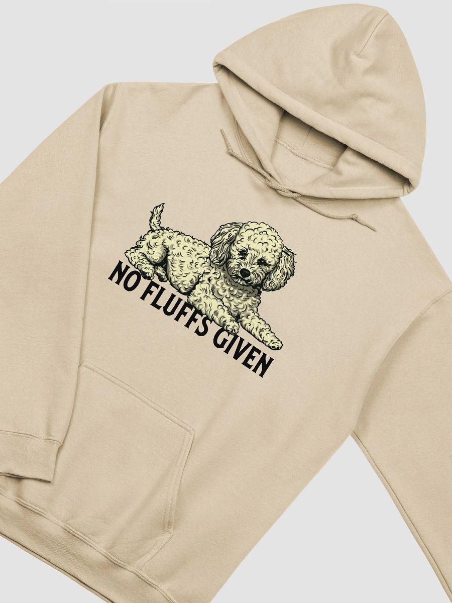 No Fluffs Given Hooded Sweatshirt of a Toy Poodle(Cream) | Funny Hoodie for Poodle Paw-rents product image (23)