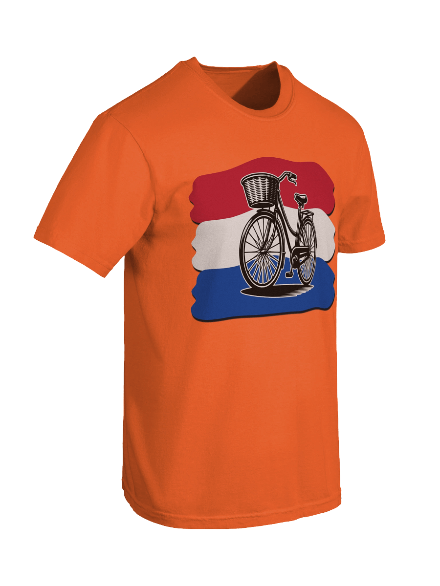 Netherlands Flag And Bicycle Premium Unisex T-Shirt product image (20)
