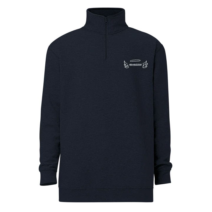 ANGELIC (white) embroidered quarter zip product image (12)