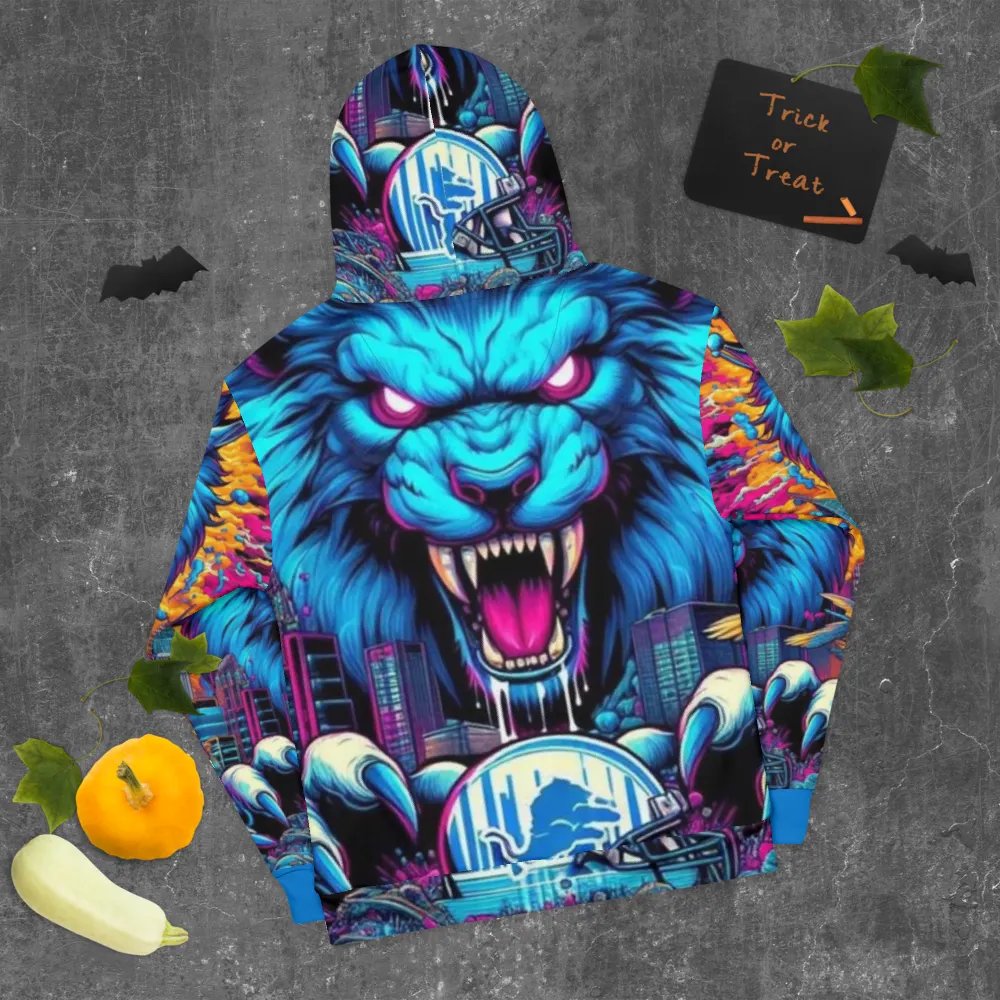 Roaring City Lion Unisex Hoodie product image (9)
