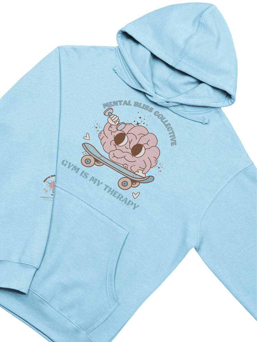 Gym Is My Therapy Unisex Hoodie - Fitness Motivation for a Healthy Mindset product image (23)
