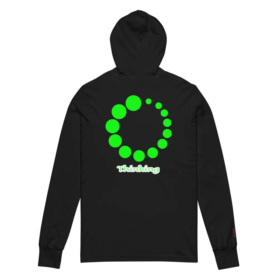 Thinking Process Hoodie, Mindful Thoughtwear, Deep Thinking Mode, Loading Thoughts Hoodie, Smart Minimalist Fashion, Creative Process Hoodie product image (25)