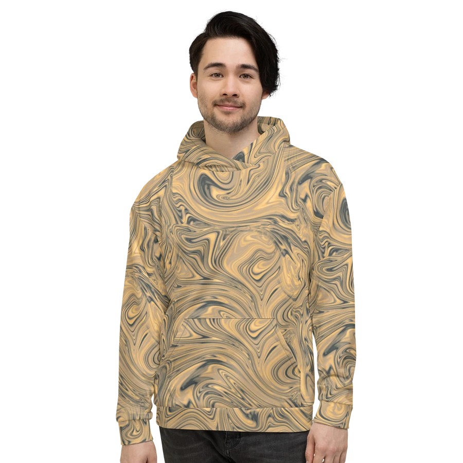 Gold smoke hoodie product image (3)