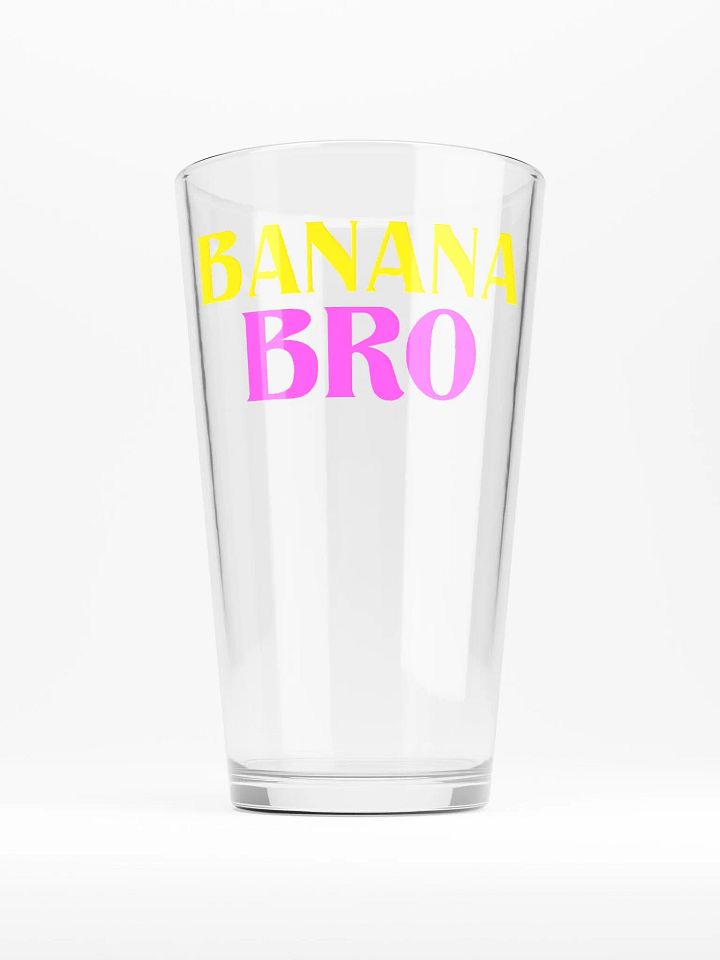 Banana Bro pint glass product image (2)