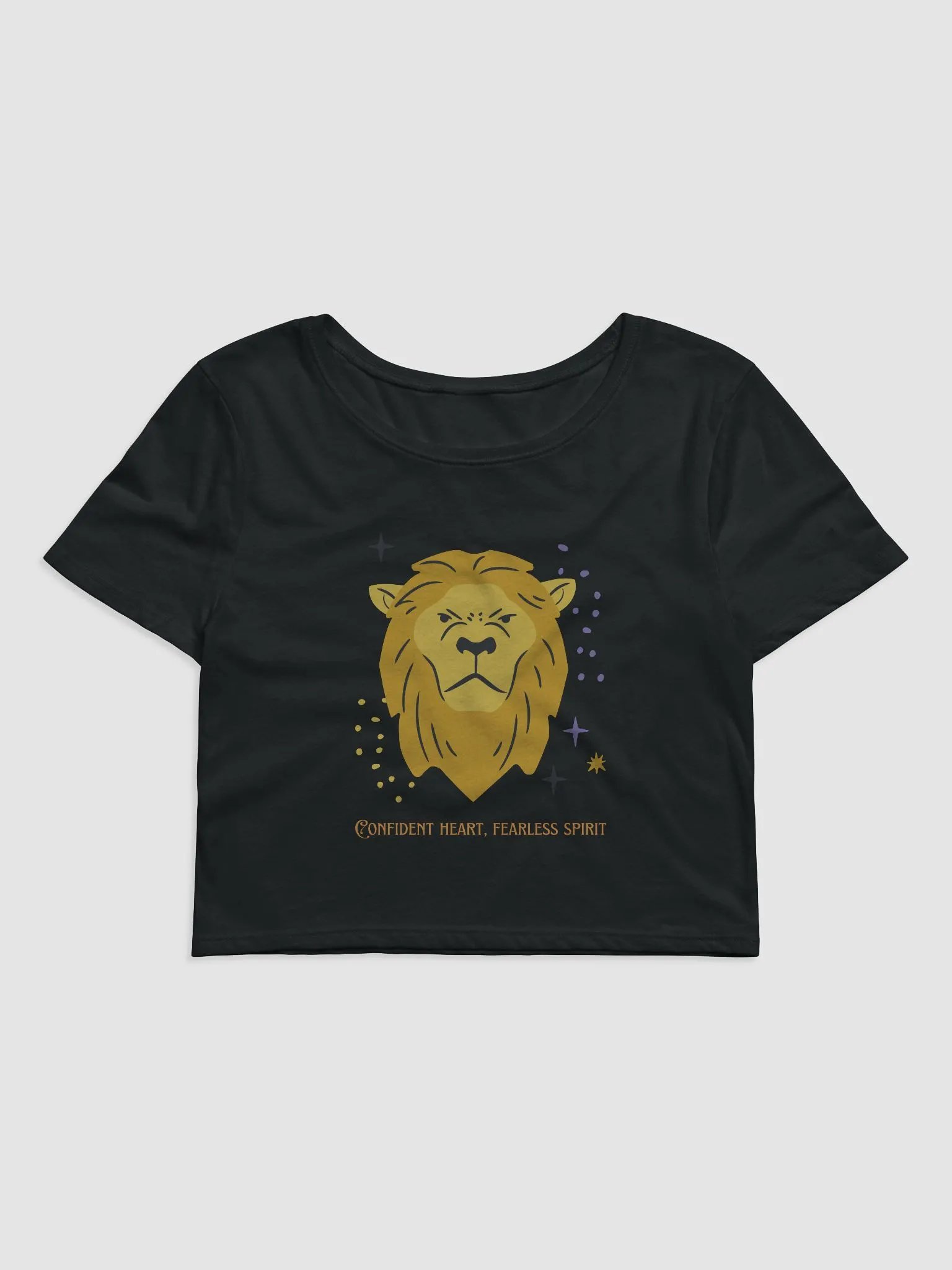 Leo Zodiac Crop Tee product image (1)