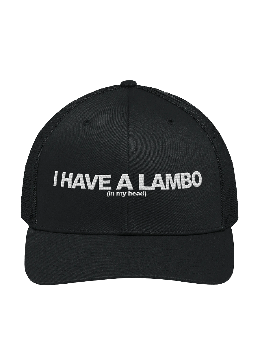 Lambo in my head dad hat product image (1)