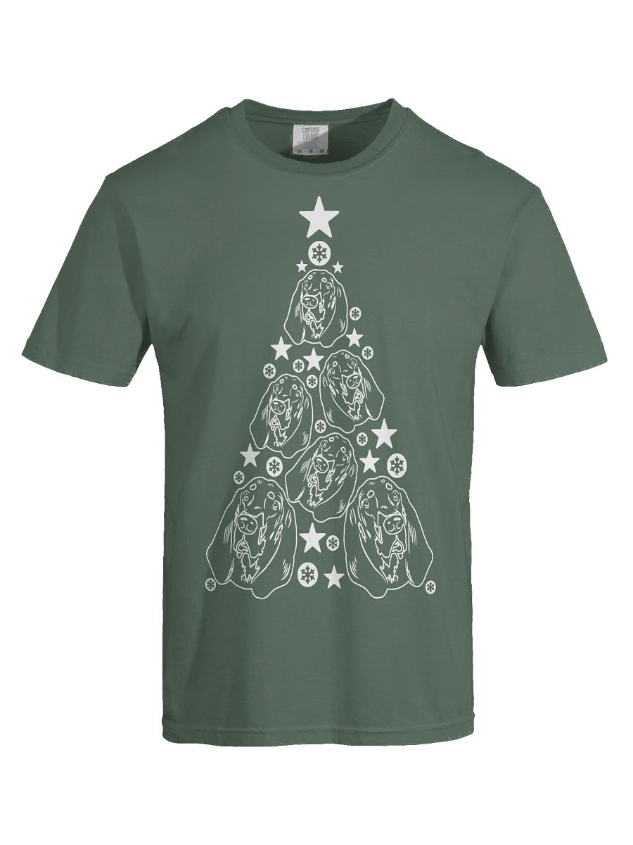Bloodhound Christmas Tree T-Shirt product image (27)