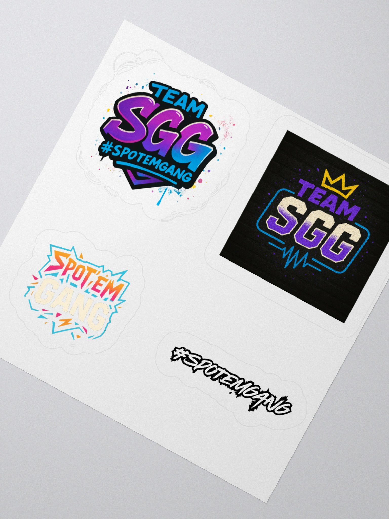 Spot'em Gang Vinyl Kiss Cut Stickers (Set 2) product image (6)