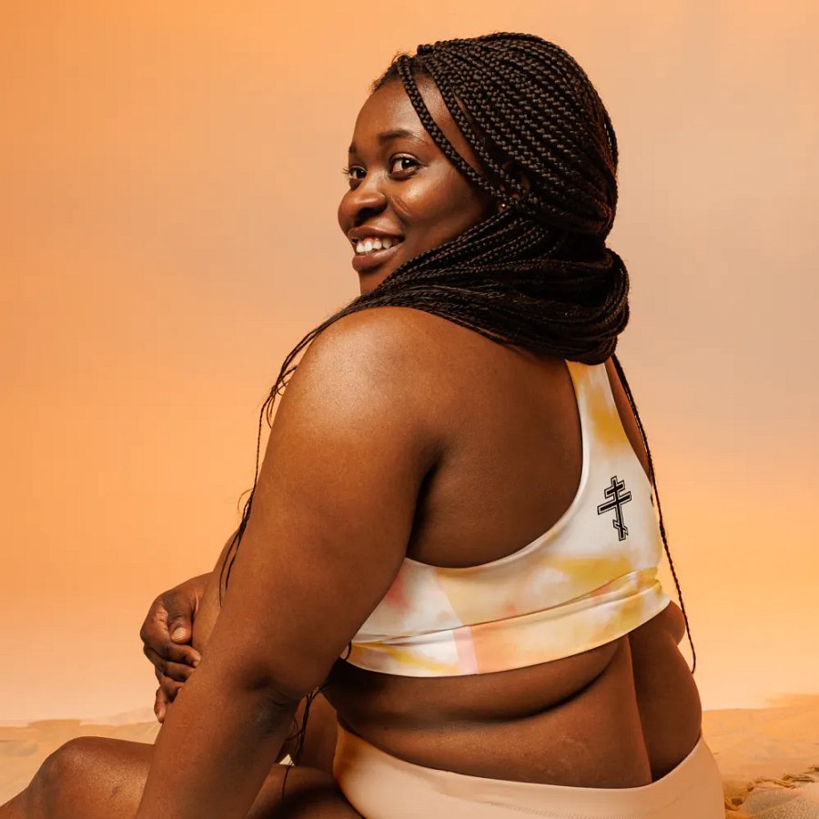 Sun Burst Serenity Longline Sports Bra product image (9)