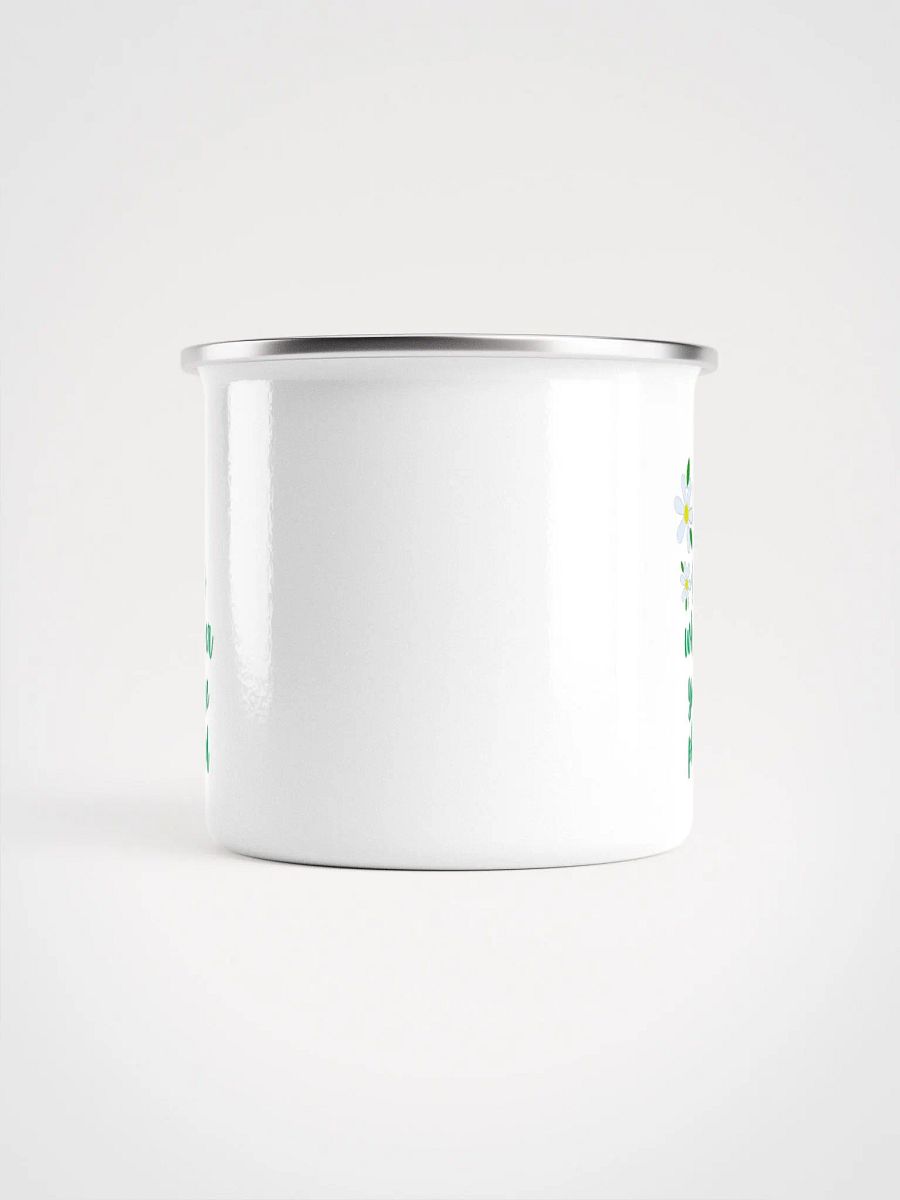 Enamel Mug Gift Grow Wherever You Are Planted, Inspirational product image (2)
