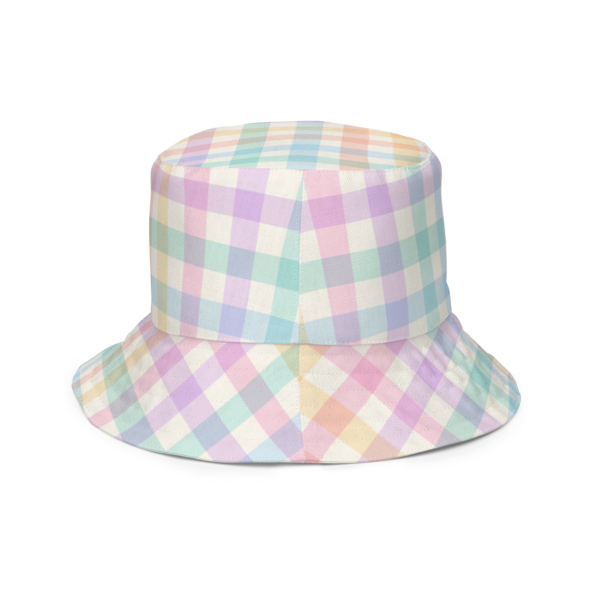 FUN Pastel Gingham Reversible Bucket Hat product image (6)
