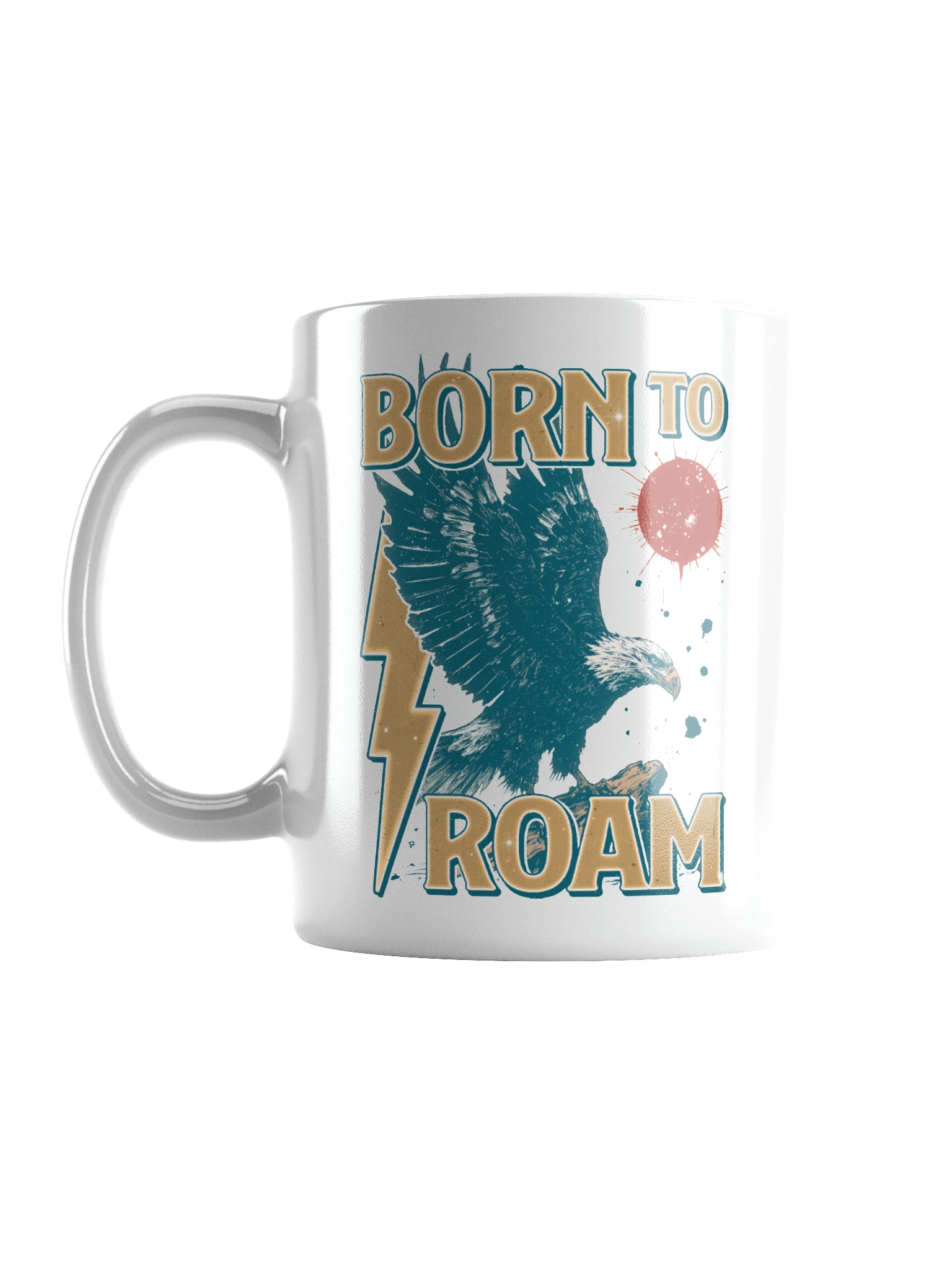Born To Roam - Retro Eagle Mug product image (2)