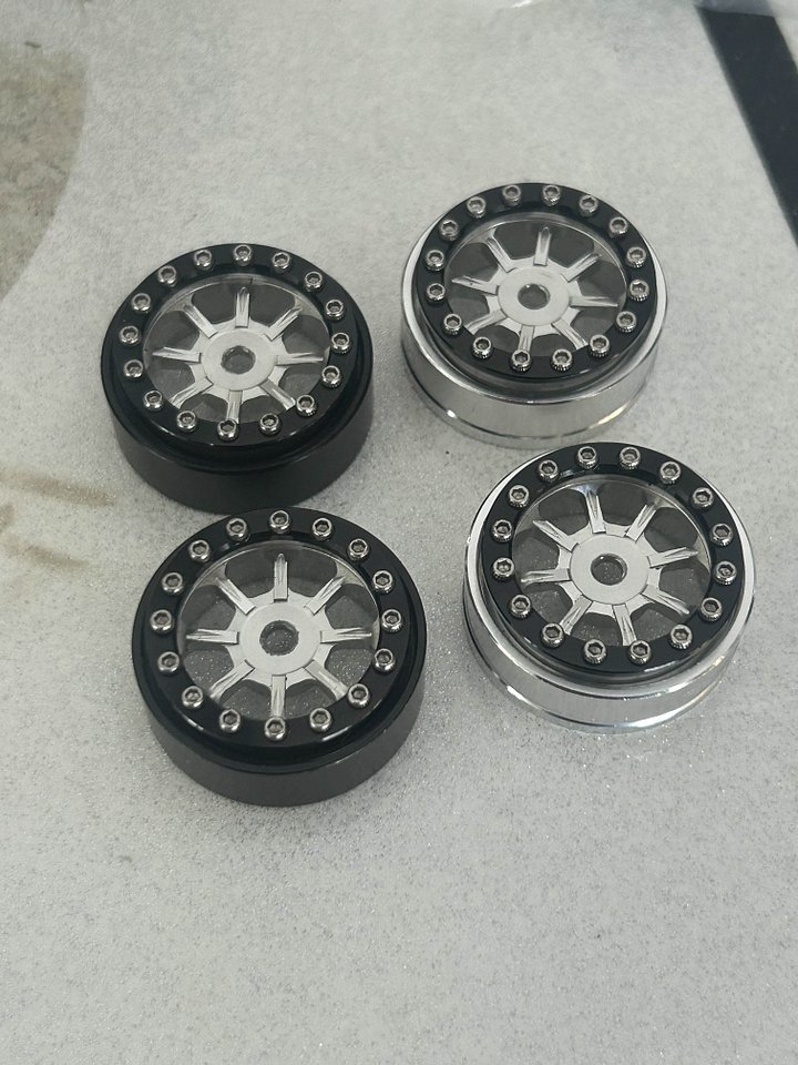 Powerhobby 1.0 wheels (silver) product image (1)