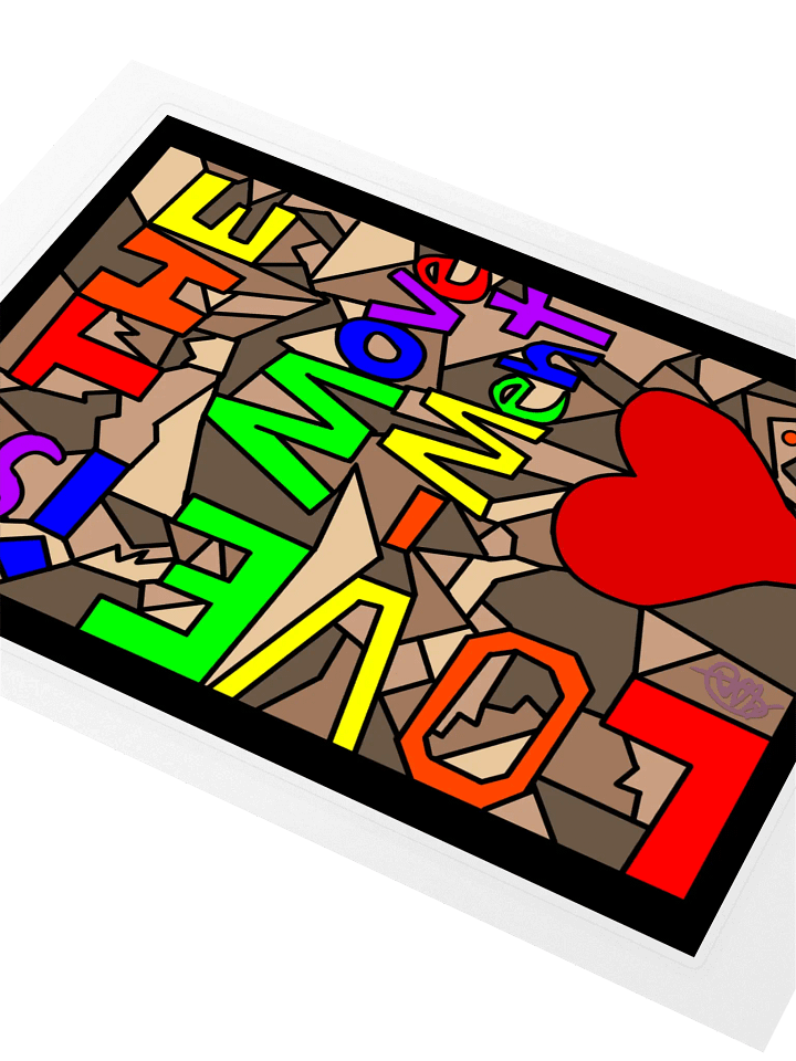Love Is The Movement: Rainbow (Stickers) product image (2)