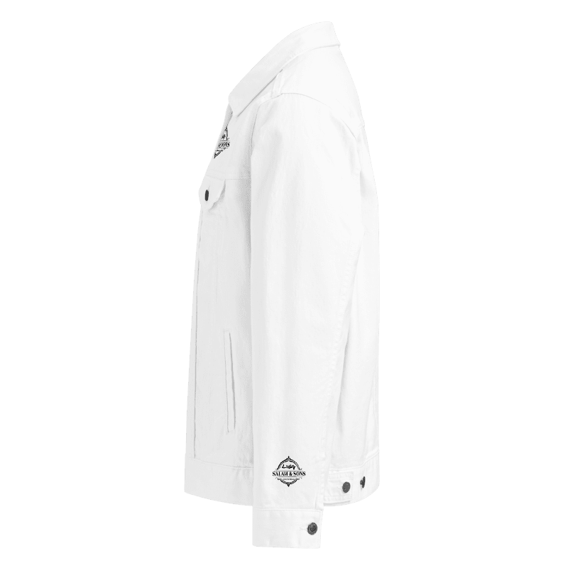 SALAM & SONS CHANDIWALE Official White Denim Jacket product image (4)