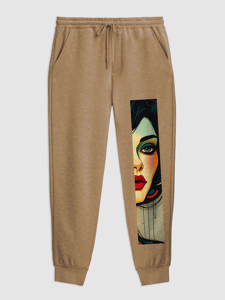 Vibrant Muse Face Illustration Joggers product image (1)
