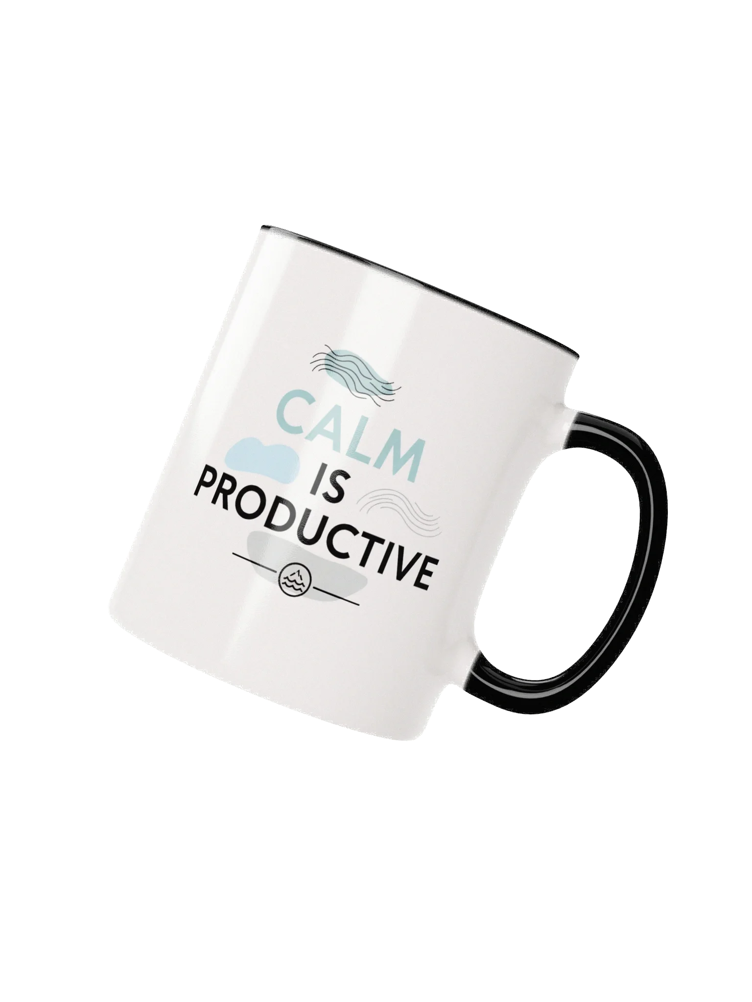 Calm Is Productive Coffee Mug – Inspirational Office & Home Desk Cup for Focus and Mindfulness product image (2)