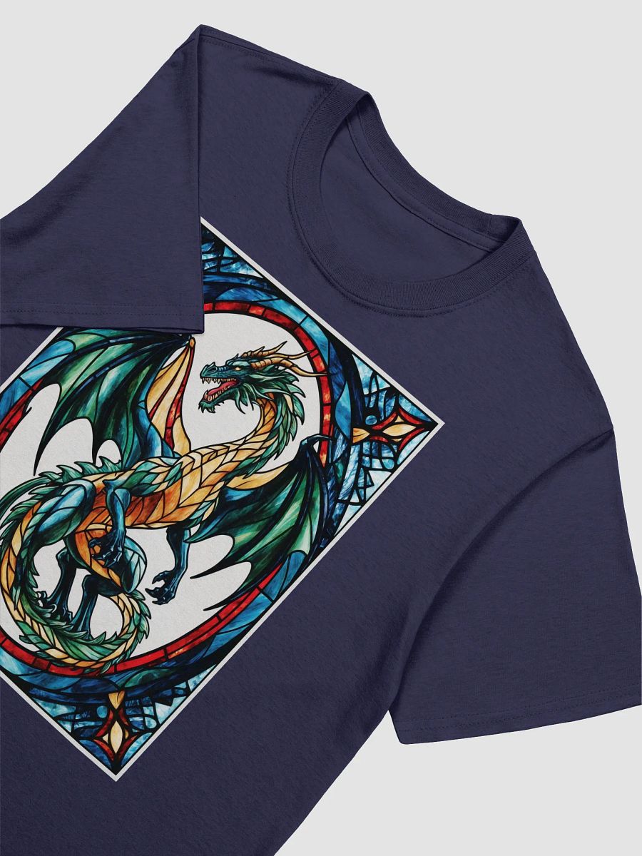 Majestic Stained Glass Dragon: A Mythical product image (43)