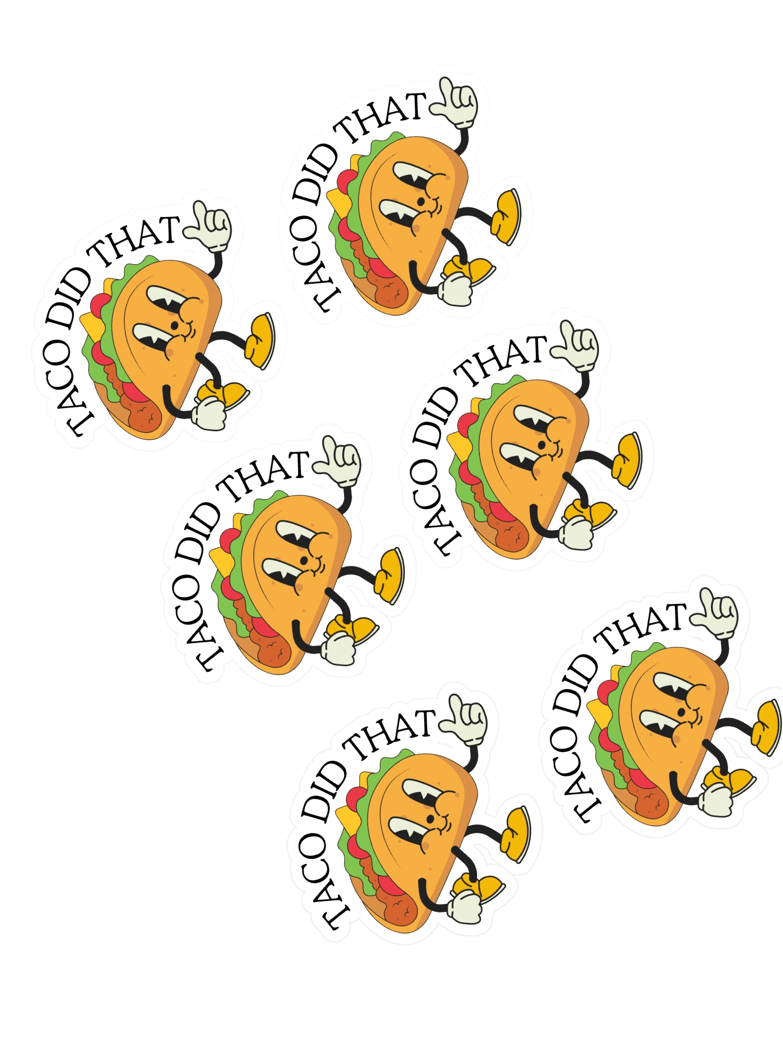 Taco Party Sticker Sheet product image (1)