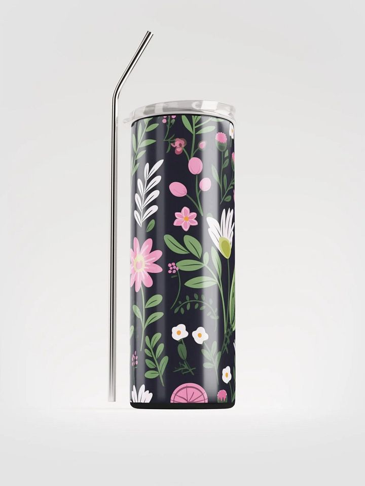 Insulated Night Pastel Colorful Floral Stainless Steel Tumbler | Stylish & Durable product image (1)