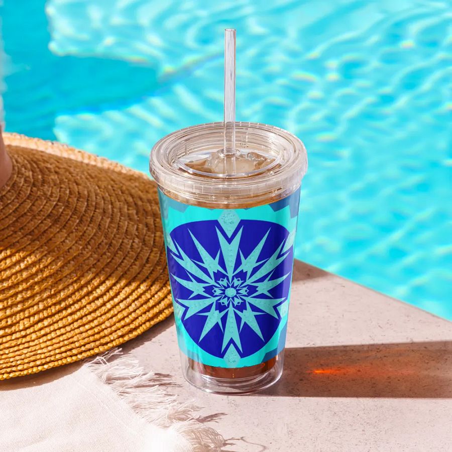 snowflake drinking cup product image (10)