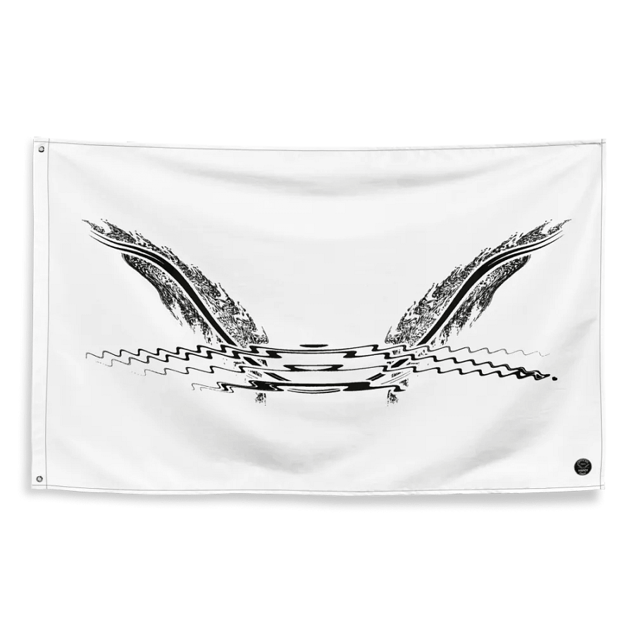 HApex Gear Black Logo - White - Flag product image (2)