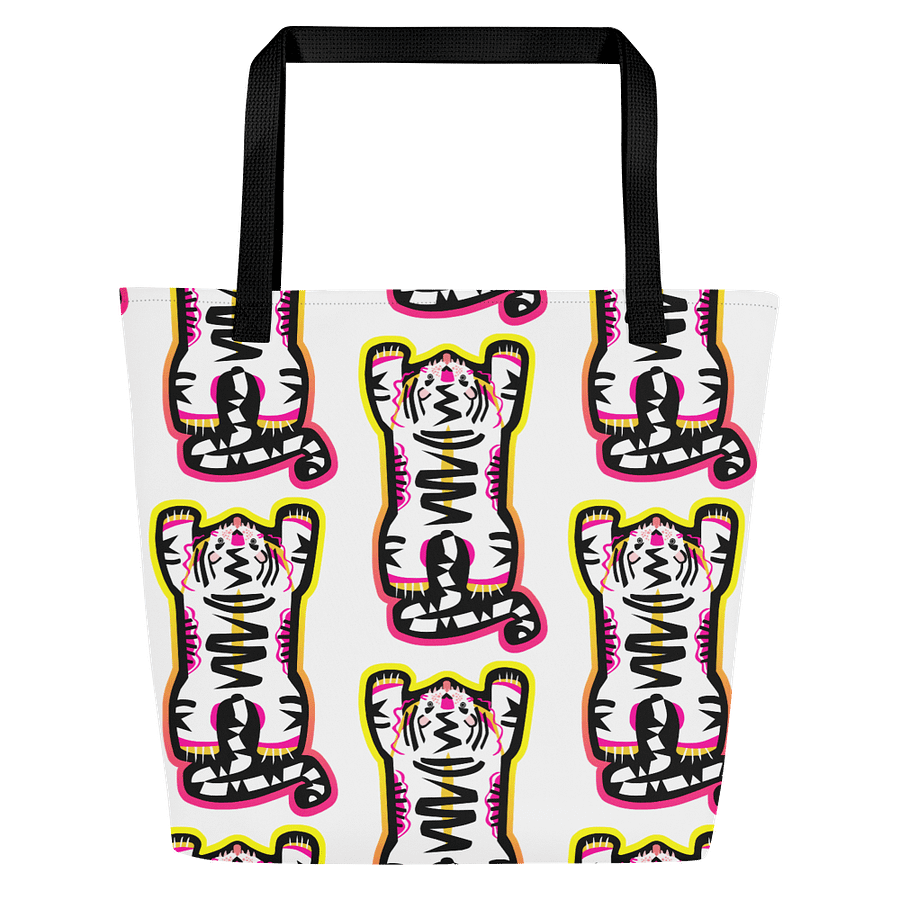 White Electric Tiger Handbag product image (4)