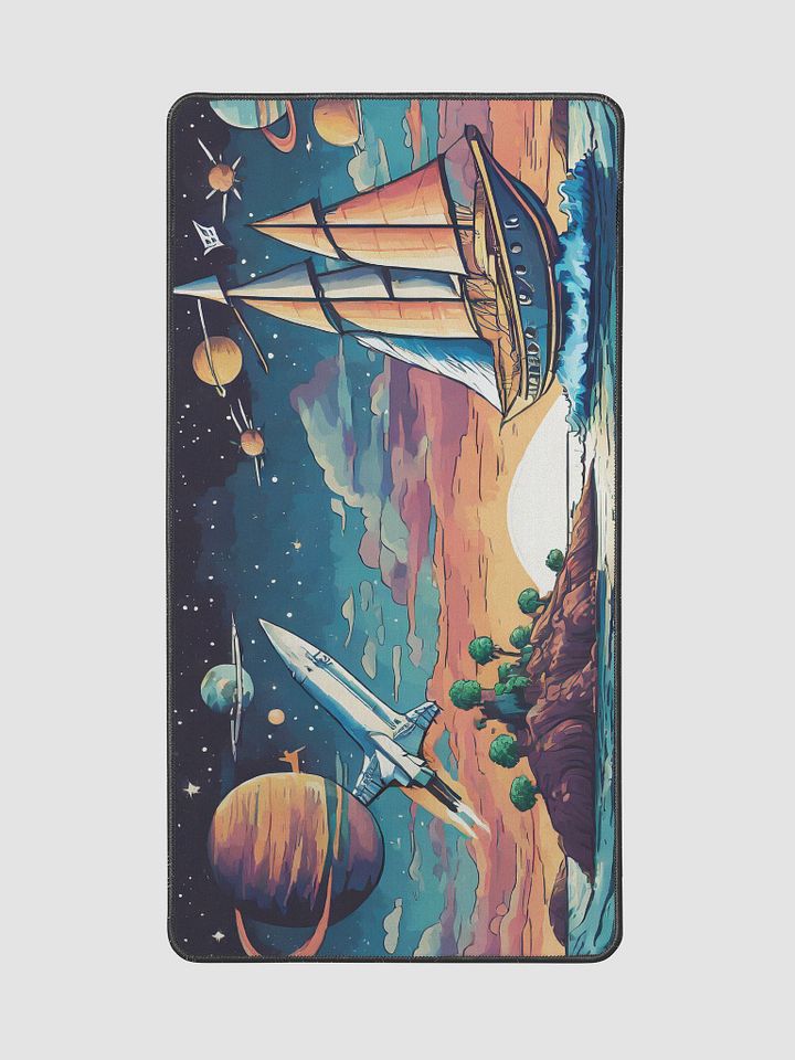 Summer Wind Charters: Space Sail Desk Mat product image (2)