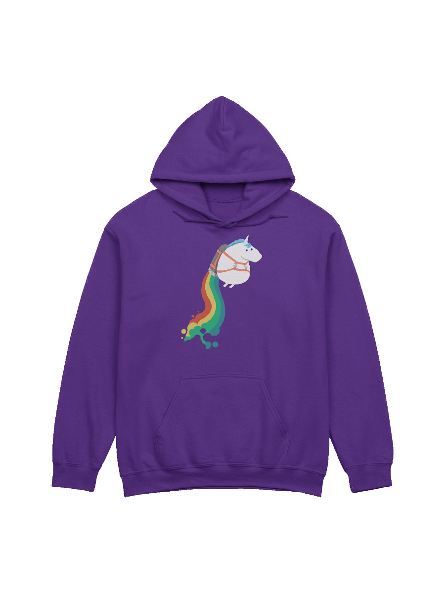 Flying unicorn graphic hoodie product image (17)