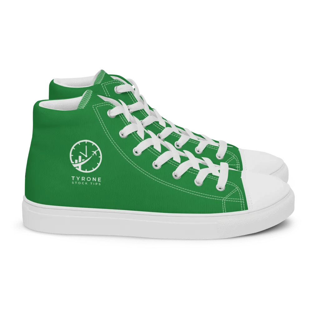 Green Classic White Logo Canvas High Tops product image (2)