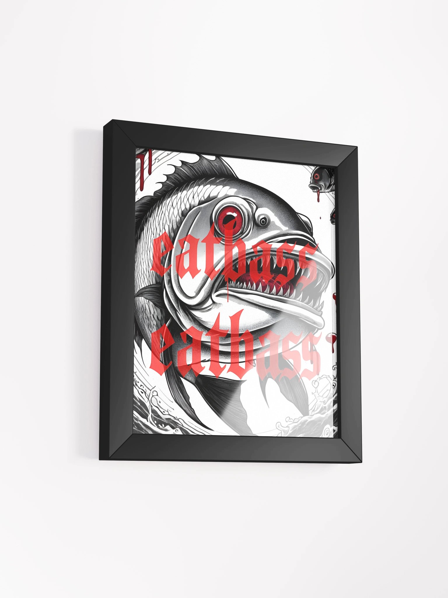 Framed Horror Art Print by EatBass product image (2)
