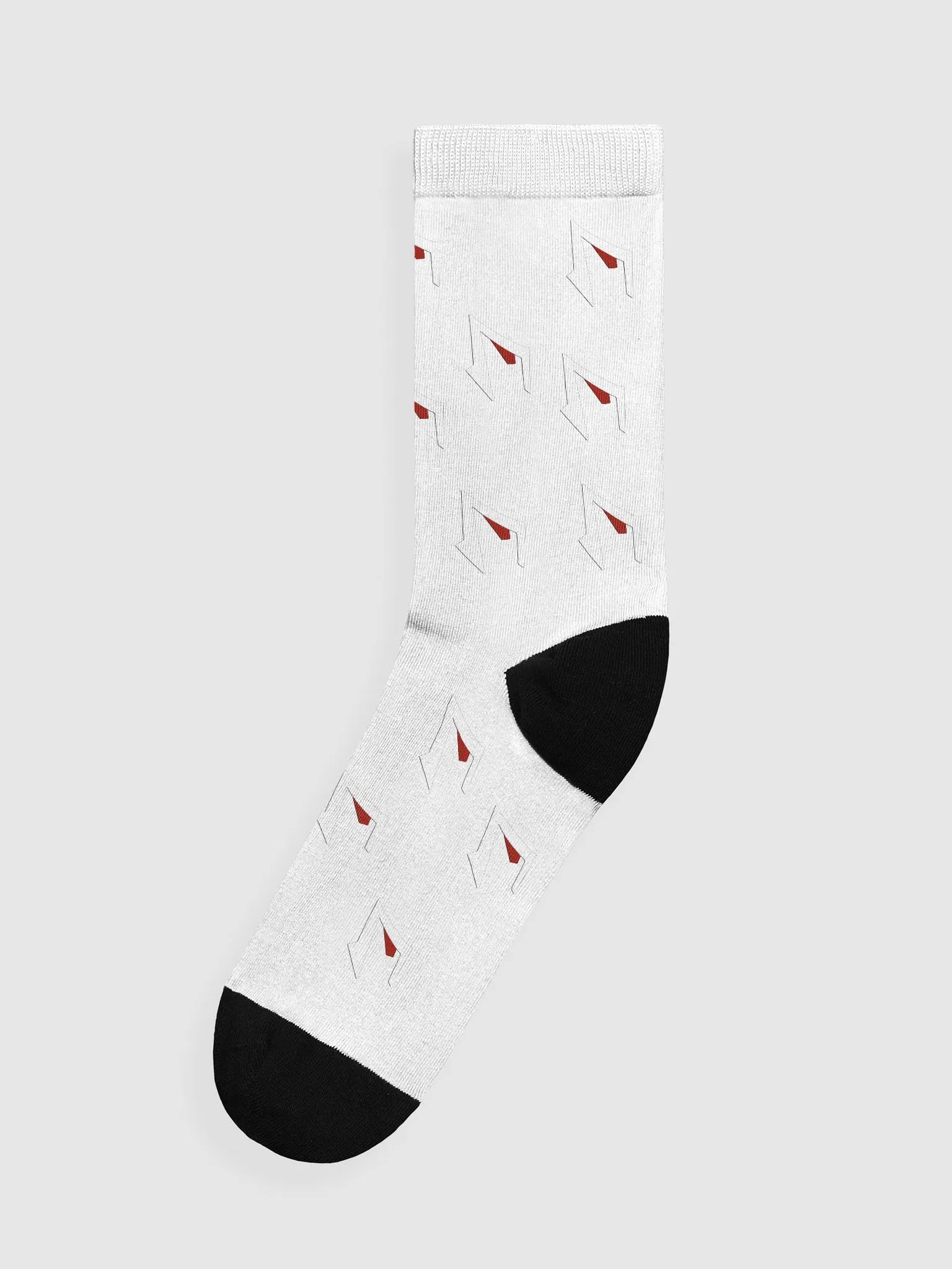 FAME PRODUCTIONS WHITE SOCKS WITH LOGO ONLY product image (1)