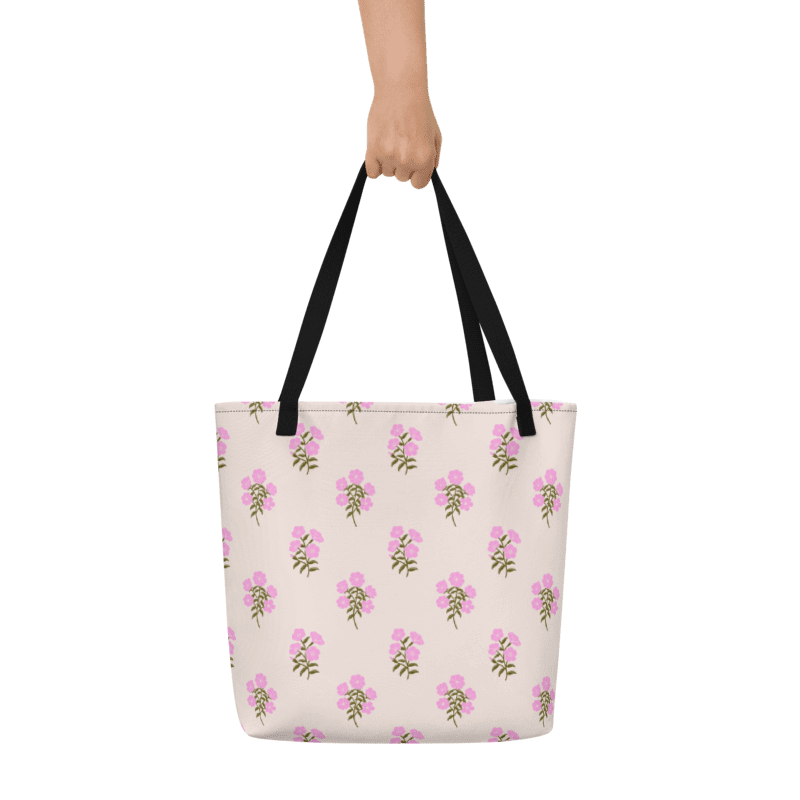 Alpine Cascade - Pink and Green - Tote Bag product image (1)