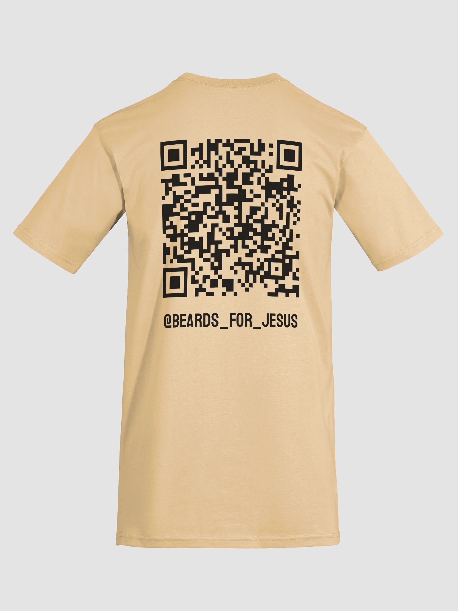 Beards For Jesus QR Code Tee - Black Logo - Men's Heavyweight product image (31)
