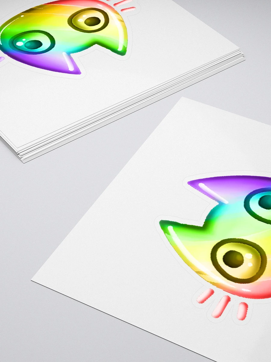 Rainbow Cat Face Sticker product image (4)