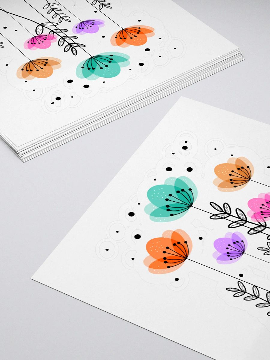 Whimsical Wildflowers Sticker Set product image (12)