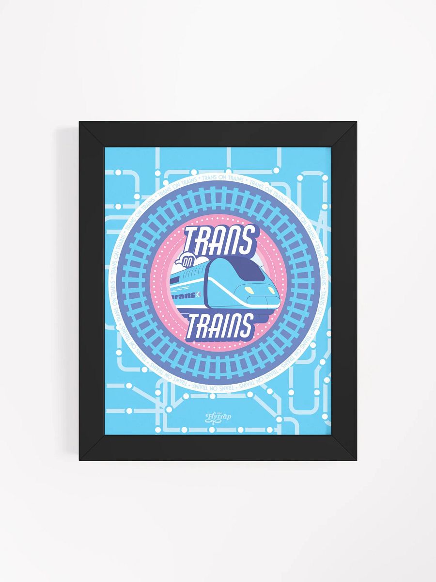 Trans on Trains 8x10 framed poster product image (11)