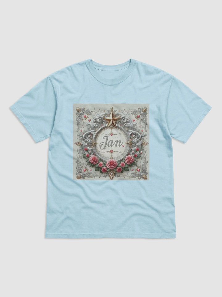 "Jan" Ornate Design T-Shirt – A Timeless Statement of Elegance and Strength product image (2)