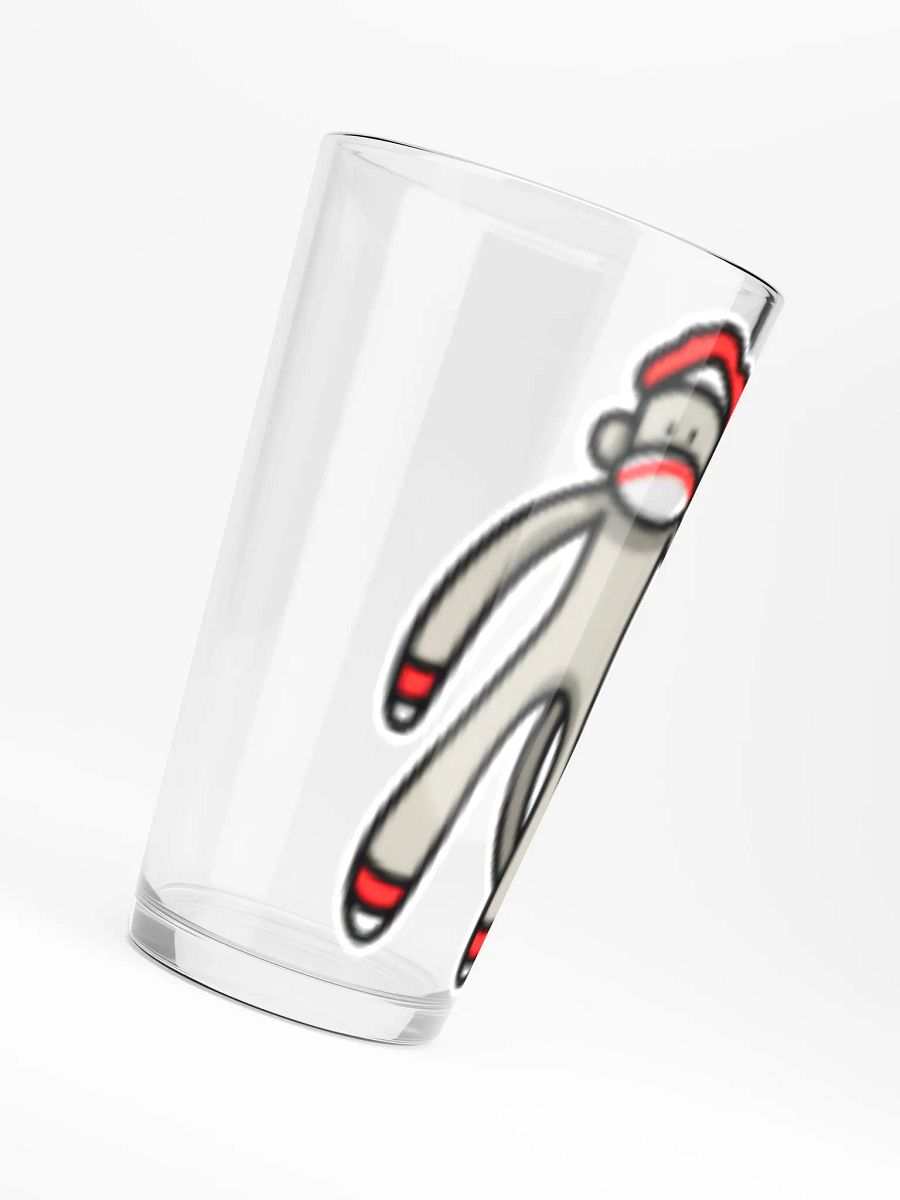 Sock Monkey Pint Glass product image (6)