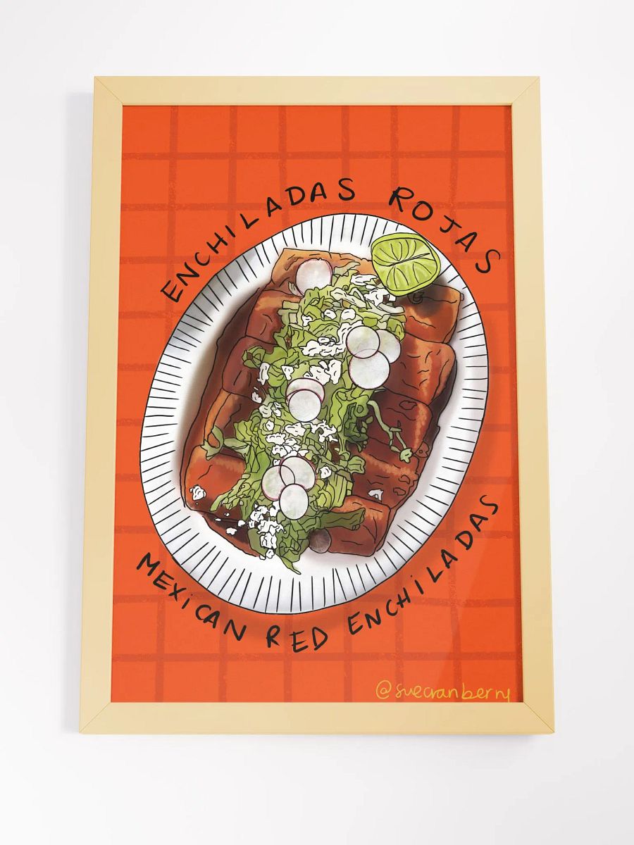 Enchiadas Rojas Framed Poster product image (4)