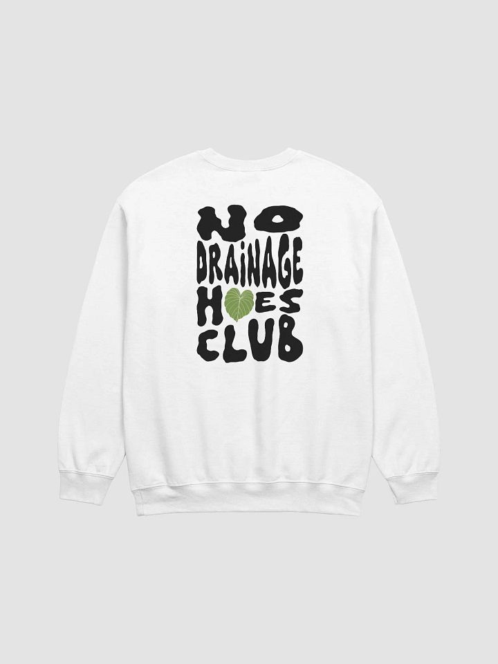 No Drainage Hoes Club Gildan Classic Crewneck - DOUBLE SIDED product image (2)