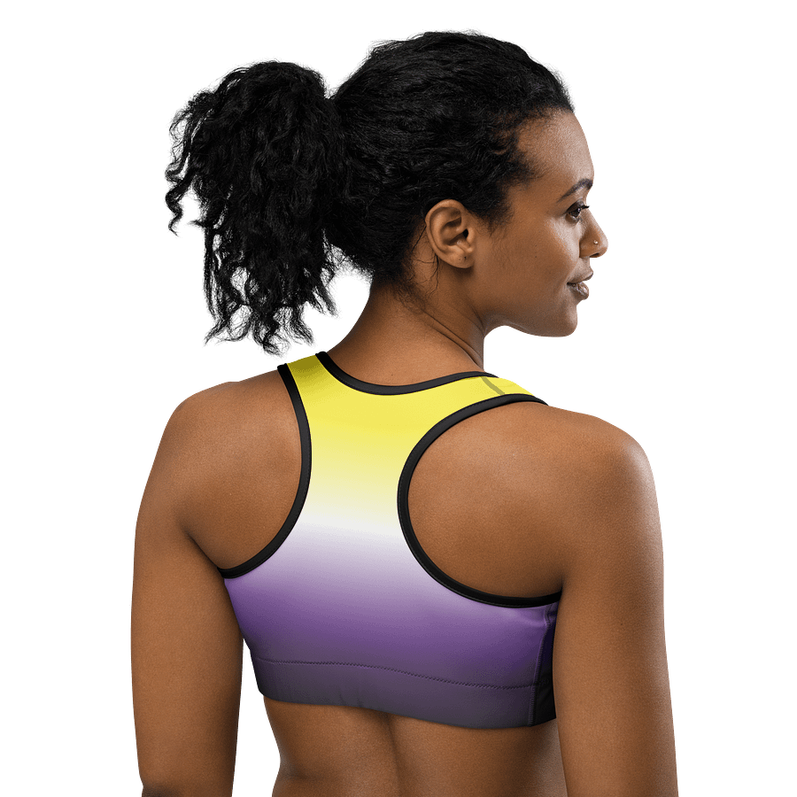Non-binary Pride Gradient Sports Bra product image (4)