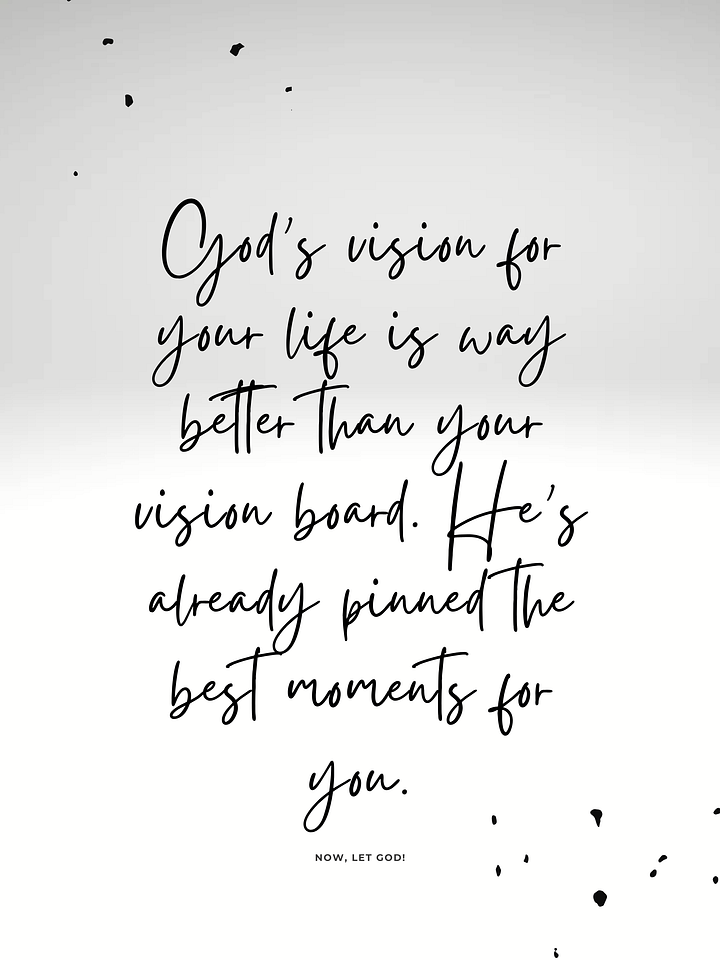 God's vision for your life - Digital Print product image (1)
