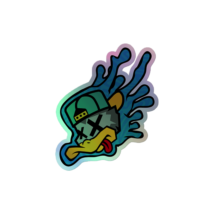Slain Duck Sticker Holographic product image (2)