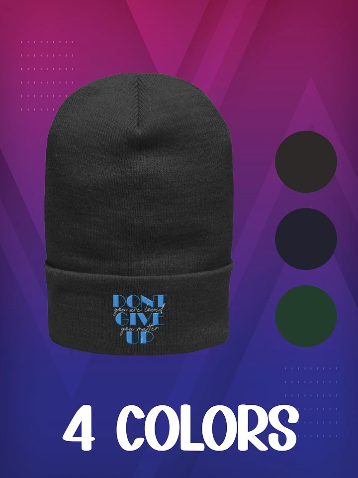 Don't Give Up - Beanie product image (1)