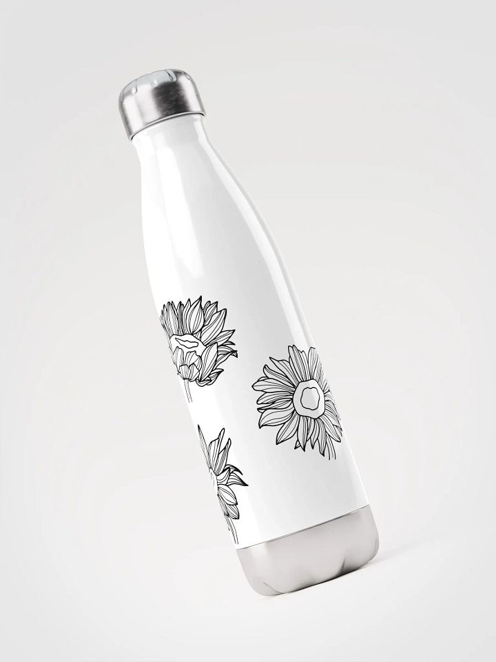Flower Doodle Water Bottle product image (2)