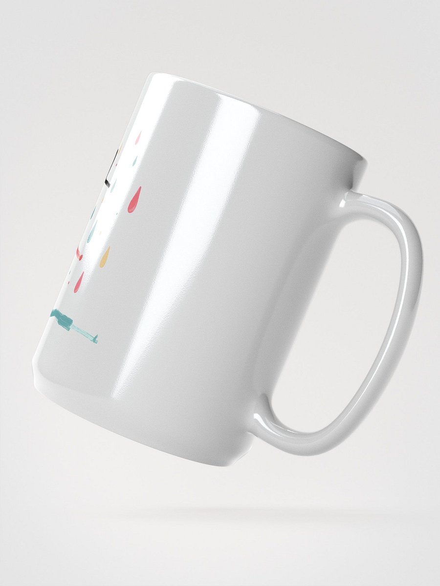 Rainy Day Freedom Poster | Whimsical Dance Art Print Glossy Mug product image (2)