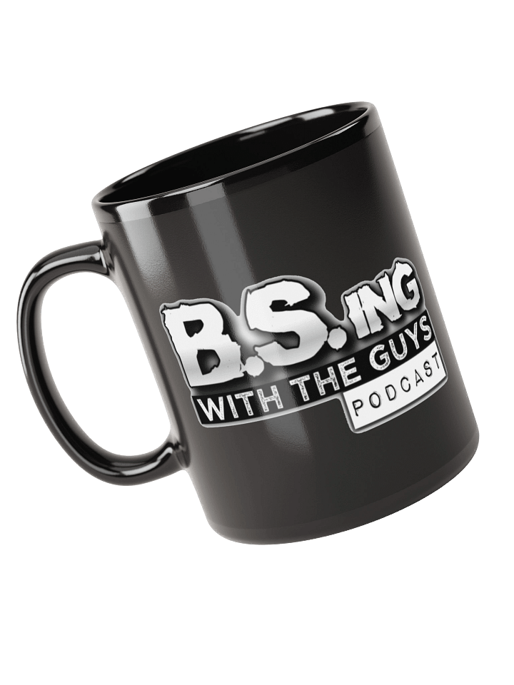 B.S.ing With The Guys black coffee mug product image (1)