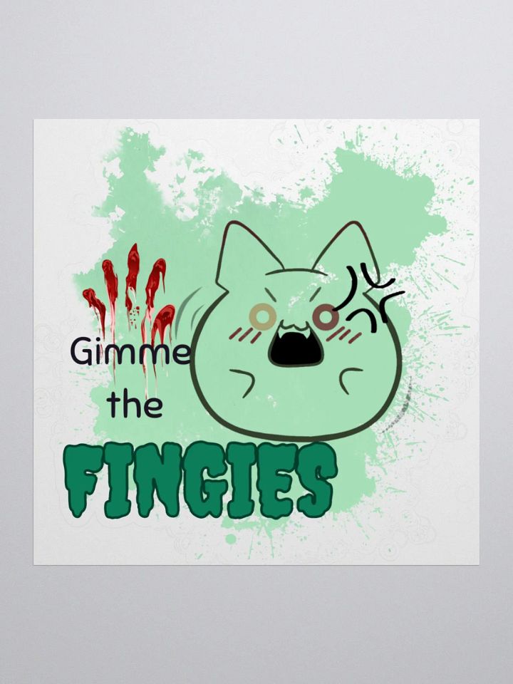 Gimme the Fingies Kiss Cut Stickers product image (1)