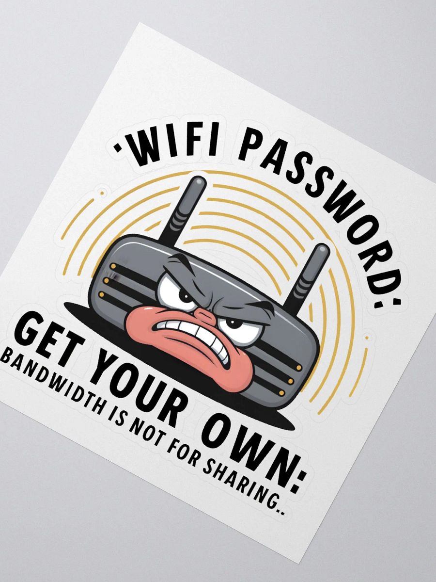 Wifi Password Sticker product image (6)